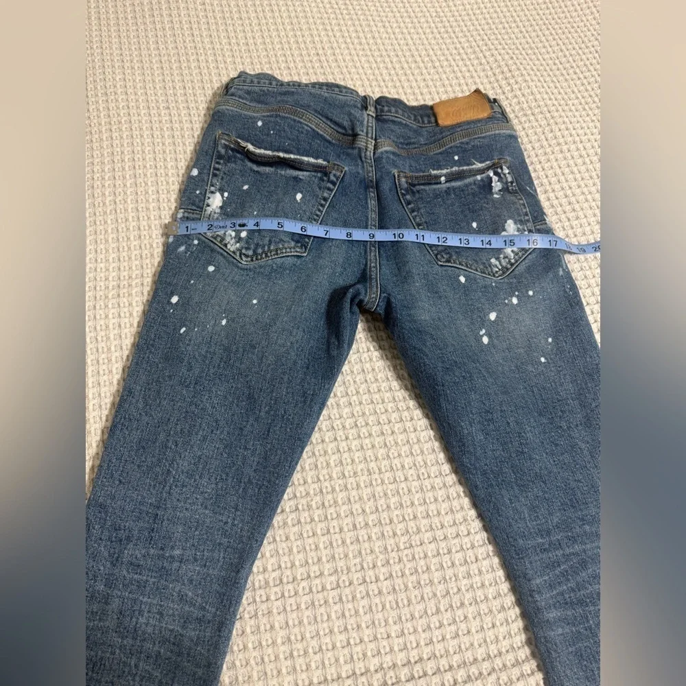 Purple bBrand Distress Skinny Jeans